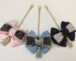 大島紬リボンチャーム 大島紬リボンチャーム