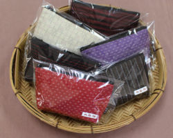 大島紬ミニポーチ 大島紬ミニポーチ